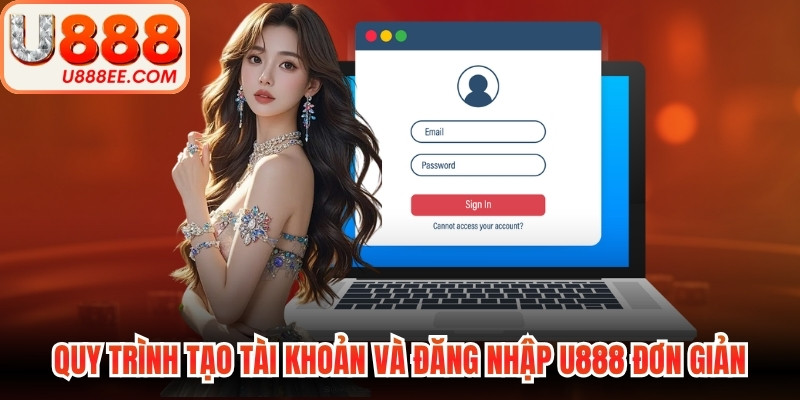 Quy trình tạo tài khoản và đăng nhập U888 đơn giản