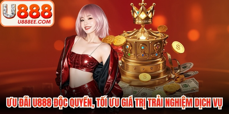 Nhận vô vàn ưu đãi U888 độc quyền, tối ưu giá trị trải nghiệm dịch vụ